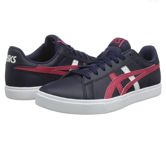 ASICS Women's Navy and Pink Sneakers - Picture 1 of 10